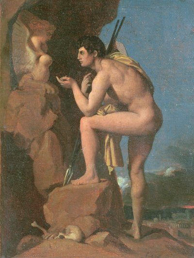 Oedipus and the Sphinx, c.1826 by Jean Auguste Dominique Ingres